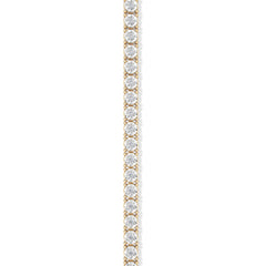 Brilliance 18K Gold Vermeil Lab Diamond Set 0.57ct Tennis Bracelet