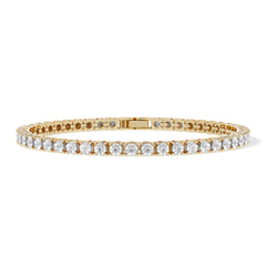 Brilliance 18K Gold Vermeil Lab Diamond Set 0.57ct Tennis Bracelet