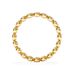 Lab Diamond Rubover Eternity Ring 0.33ct in 18K Gold Vermeil