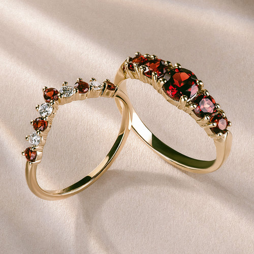 birthstone carousel garnet