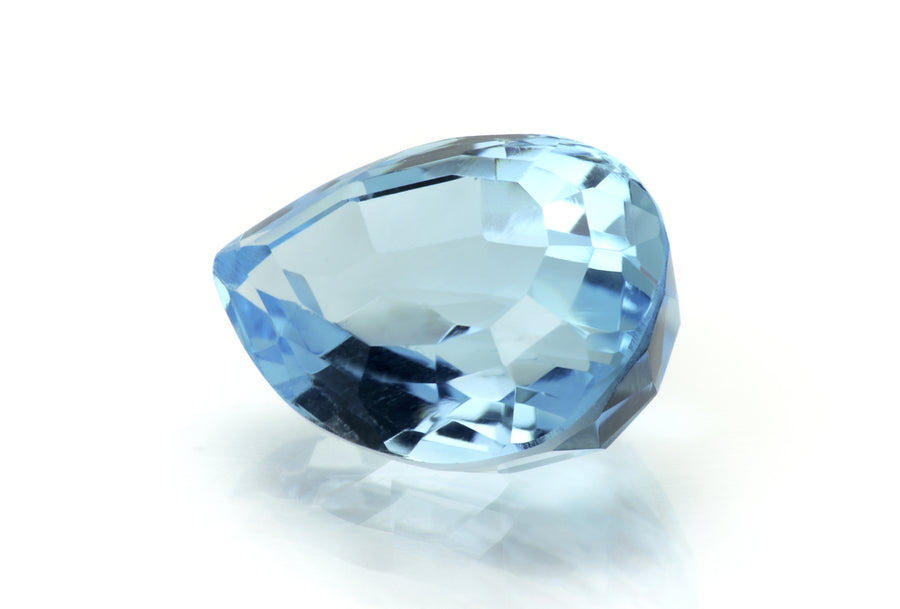 blue diamond pear cut