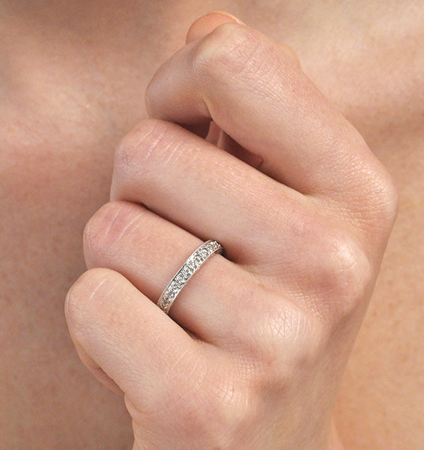 Eternity Ring 0.33CT Diamond 9K White Gold