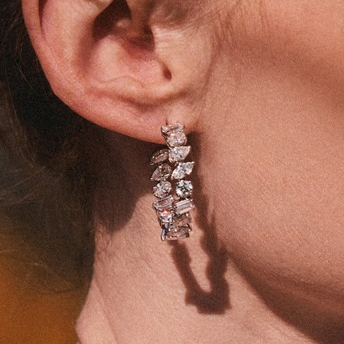 earrings carousel hoops