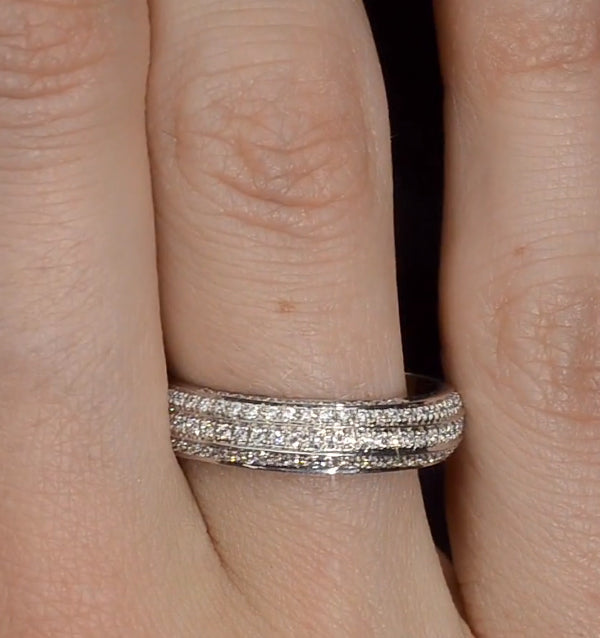 Diamond Eternity Ring - Cosmopolitan - 0.53ct 18K White Gold - N4529