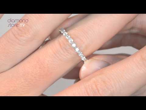 Eternity Ring Chloe 18K Gold Diamond 1.00ct G/Vs