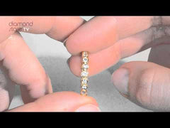 Eternity Ring Emily 18K Gold Diamond 0.50ct H/Si