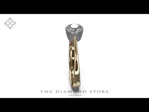 Diamond Engagement Ring - Round Emily 0.50CT 18K Gold