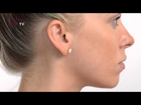 Opal 7 x 5mm 9K Yellow Gold Earrings
