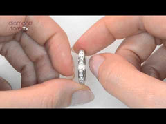 Rae Lab Diamond Eternity Ring Channel Set 1.00ct G/Vs 18K White Gold