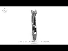 Engagement Ring Elysia 0.33ct Lab Diamond F/VS in 18K White Gold