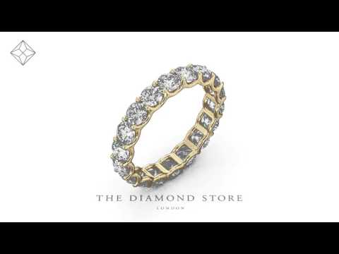 Eternity Ring Chloe 18K Gold Diamond 3.00ct G/Vs