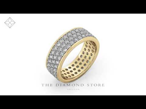 Eternity Ring Tia 18Ky Diamond 2.00ct H/Si