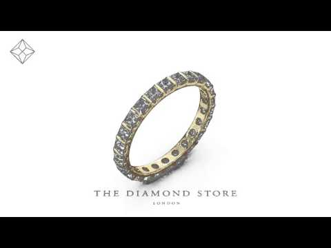 Eternity Ring Olivia 18K Gold Diamond 2.00ct H/Si