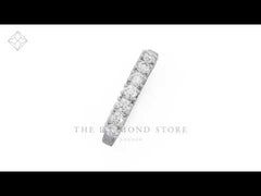 Chloe 18K White Gold 7 Stone Diamond Eternity Ring 0.75CT PK