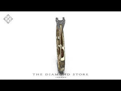 Engagement Ring Certified Elysia 18K Gold Diamond 0.25CT