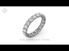 Eternity Ring Chloe Platinum Diamond 5.00ct H/Si
