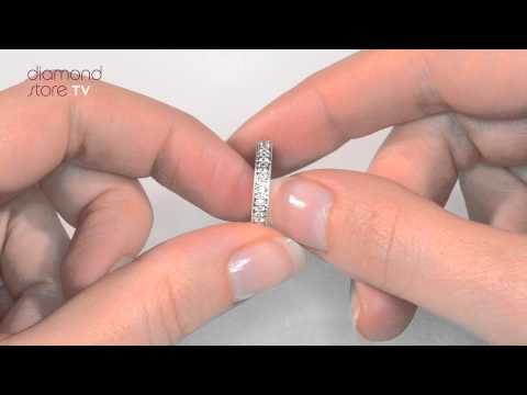 Eternity Ring 0.33CT Diamond 9K White Gold