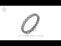 Eternity Ring Emily 18K White Gold Diamond 0.50ct G/Vs
