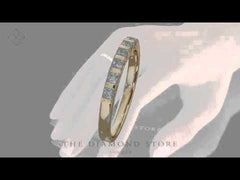 OLIVIA 18K Gold Diamond ETERNITY RING 0.50CT H/SI