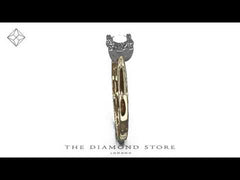Certified 0.70CT Grace 18K Gold Engagement Ring G/SI2