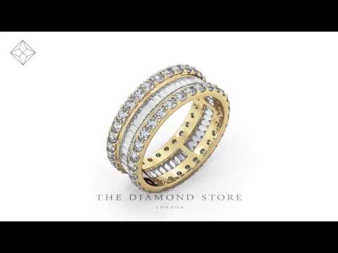 Eternity Ring Katie 18K Gold Diamond 3.00ct G/Vs