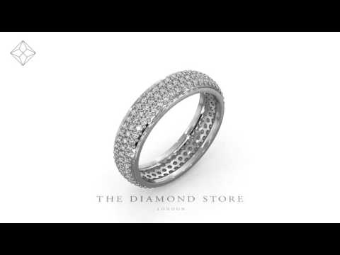 Eternity Ring Sara Platinum Diamond 1.00ct G/Vs