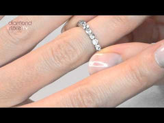 Eternity Ring Emily Platinum Diamond 1.00ct G/Vs