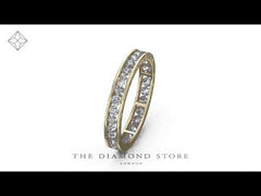 Rae Lab Diamond Eternity Ring Channel Set 1.00ct G/Vs in 18K Gold