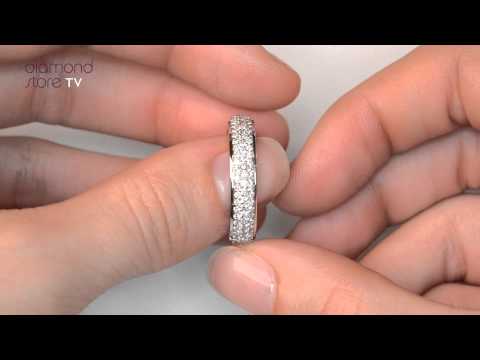 Eternity Ring Sara 18K White Gold Diamond 1.00ct H/Si