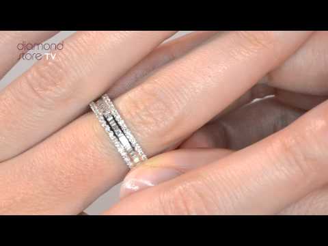 Eternity Ring Katie 18K White Gold Diamond 1.00ct H/Si