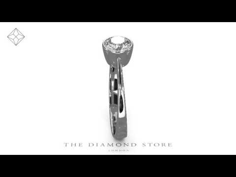 Emily Engagement Ring 0.75CT in 18K White Gold