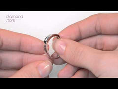 Platinum Princess Diamond Half Eternity Ring 0.50CT H/SI