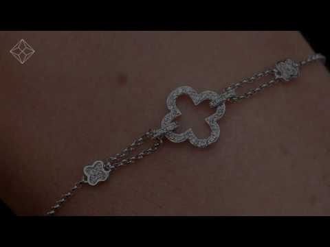 Stellato Collection Diamond Bracelet 0.15ct in 9K White Gold - I3656