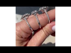 Georgina 3.50ct Lab Diamond Oval Cut Engagement Ring in Platinum G/VS1