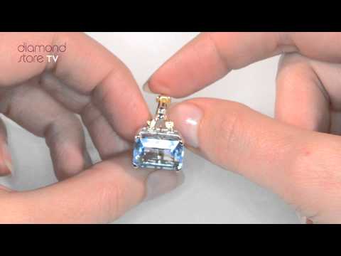 Blue Topaz 9.35CT 9K Yellow Gold Ring
