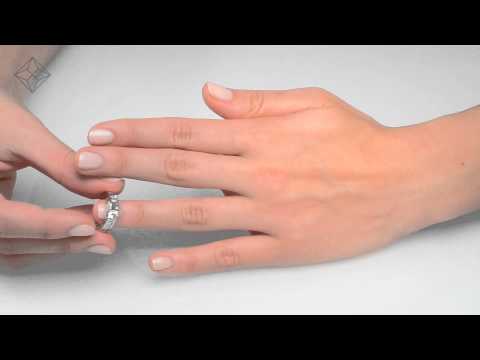Sidestone Lab Diamond Ring Yasmin 1ct H/Si1 Baguette 18KW Gold
