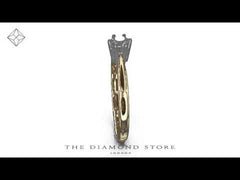 Engagement Ring High Set Chloe 0.25ct Lab Diamond F/VS in 18K Gold