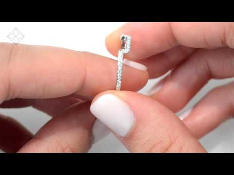 Matching Lab Diamond Engagement and Wedding Ring 1ct VS1 18K White Gold