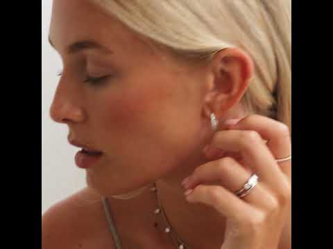 Stellato Huggie Drop Lab Diamond Earrings 1.00ct in 9K Gold