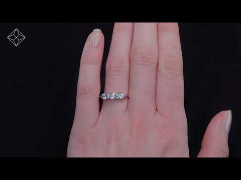 Blue Topaz 0.50CT And Diamond 9K Yellow Gold Ring