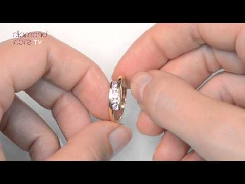 0.21ct Pink Sapphire and Diamond Ring 9K Yellow Gold