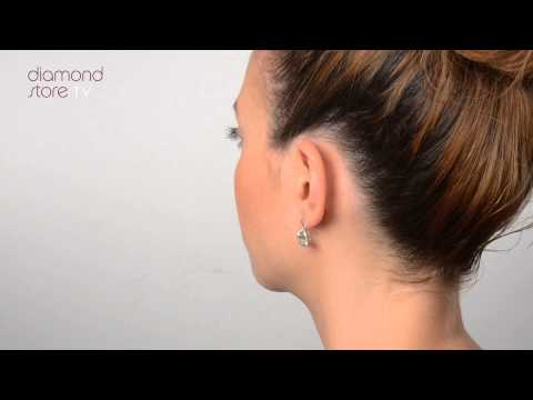 Aquamarine 3.69CT And Diamond 9K White Gold Earrings