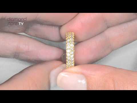 Eternity Ring Jasmine 18K Gold Diamond 1.00ct H/Si