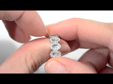 Eternity Ring Sophie 18K White Gold Diamond 1.50ct G/Vs