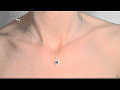 Annabelle Lab Diamond 0.70ct Pendant Necklace in 18K White Gold F/VS1