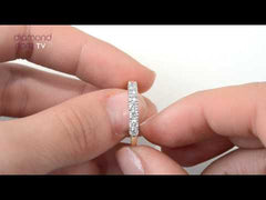 Chloe 18K Gold 7 Stone Diamond Eternity Ring 0.50CT H/SI
