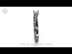 Engagement Ring Elysia 0.25ct Lab Diamond G/Vs in Platinum