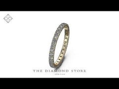 Eternity Ring Erin 18K Gold Diamond 1.00ct H/Si