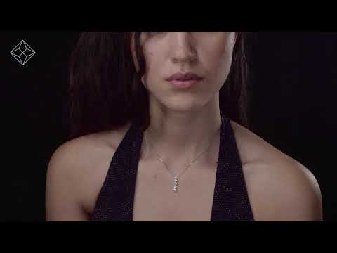 Lab Diamond Life Journey Necklace 0.50ct H/Si in 9K White Gold