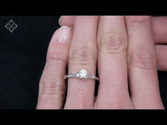Isadora Diamond Engagement Ring 18KW 0.65ct G/SI2